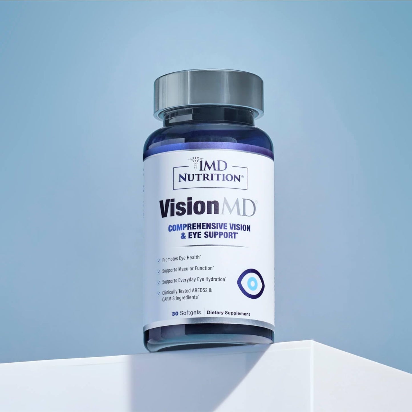 1MD Nutrition VisionMD Eye Carmis – Lutein & Zeaxanthin AREDS2 Formula | 90 Softgels (3-Pack)