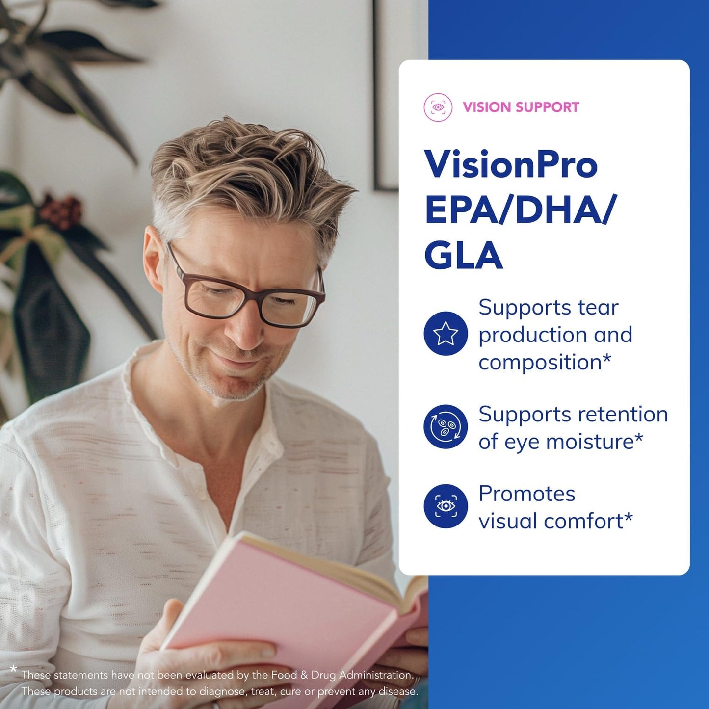 Pure Encapsulations VisionPro EPA/DHA/GLA | Tear Film Support & Eye Moisture | 90 Softgel Capsules