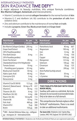 Vitabiotics Perfectil Platinum Skin Radiance - 60 Tablets