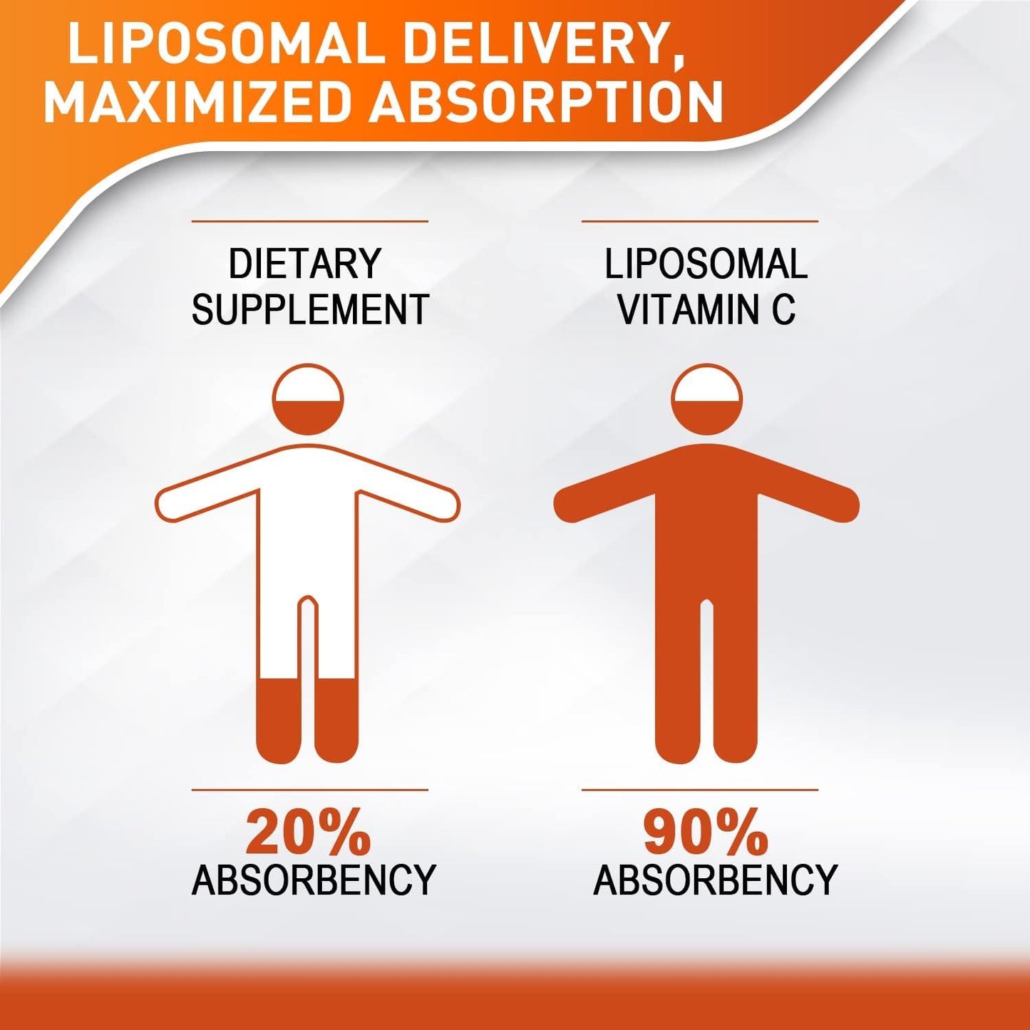 Vitablosom Liposomal Vitamin C 2000mg Liquid – 4 Bottle Pack (60ml Each) for Immune & Antioxidant Support