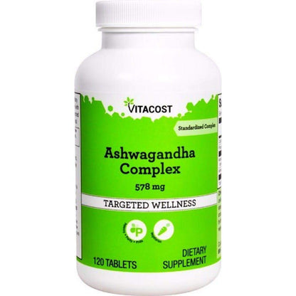Vitacost Ashwagandha Complex 578 mg – 120 Vegetarian Tablets