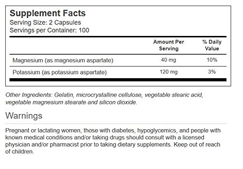 Vitacost Potassium & Magnesium - 200 Capsules