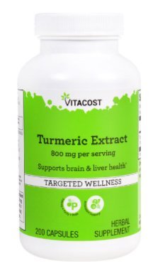Vitacost Turmeric Extract - 800 mg per Serving | 200 Capsules