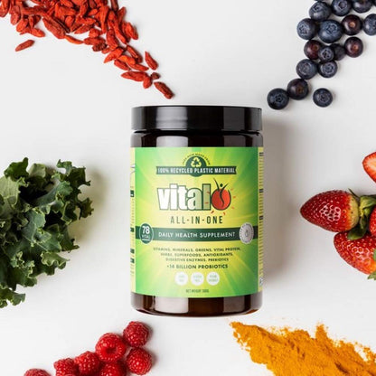 Vital All-in-One Daily Greens Powder – Probiotic Superfood (300 g)