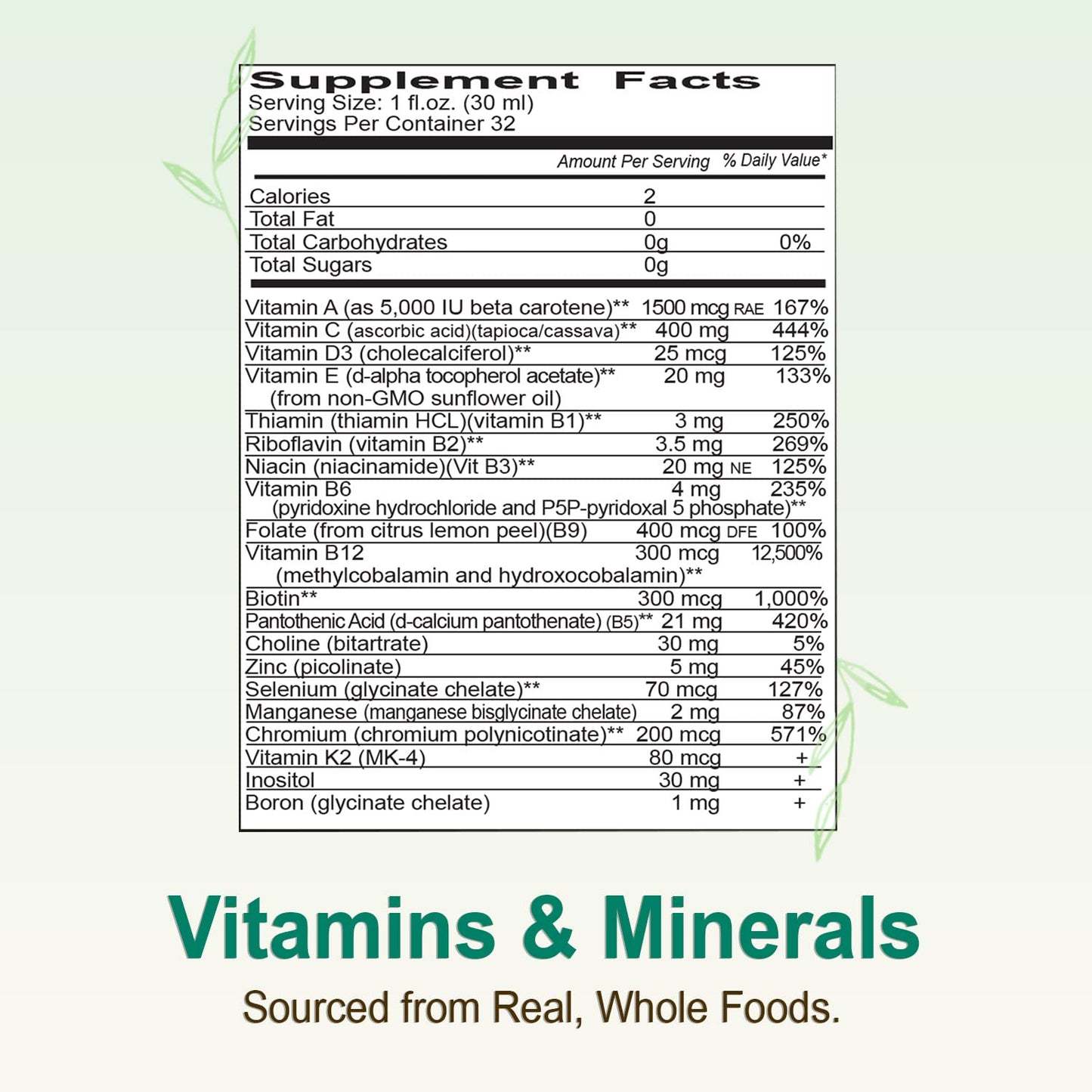 Vital Earth Minerals Super Multi 2-Pack – Liquid Multivitamin with Fulvic Acid & MTHFR Support