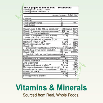 Vital Earth Minerals Super Multi 2-Pack – Liquid Multivitamin with Fulvic Acid & MTHFR Support
