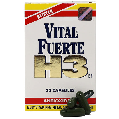 Vital Fuerte H3 – Multivitamin with Antioxidants | 30 Capsules Blister