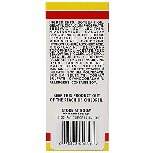 Vital Fuerte H3 – Multivitamin with Antioxidants | 30 Capsules Blister