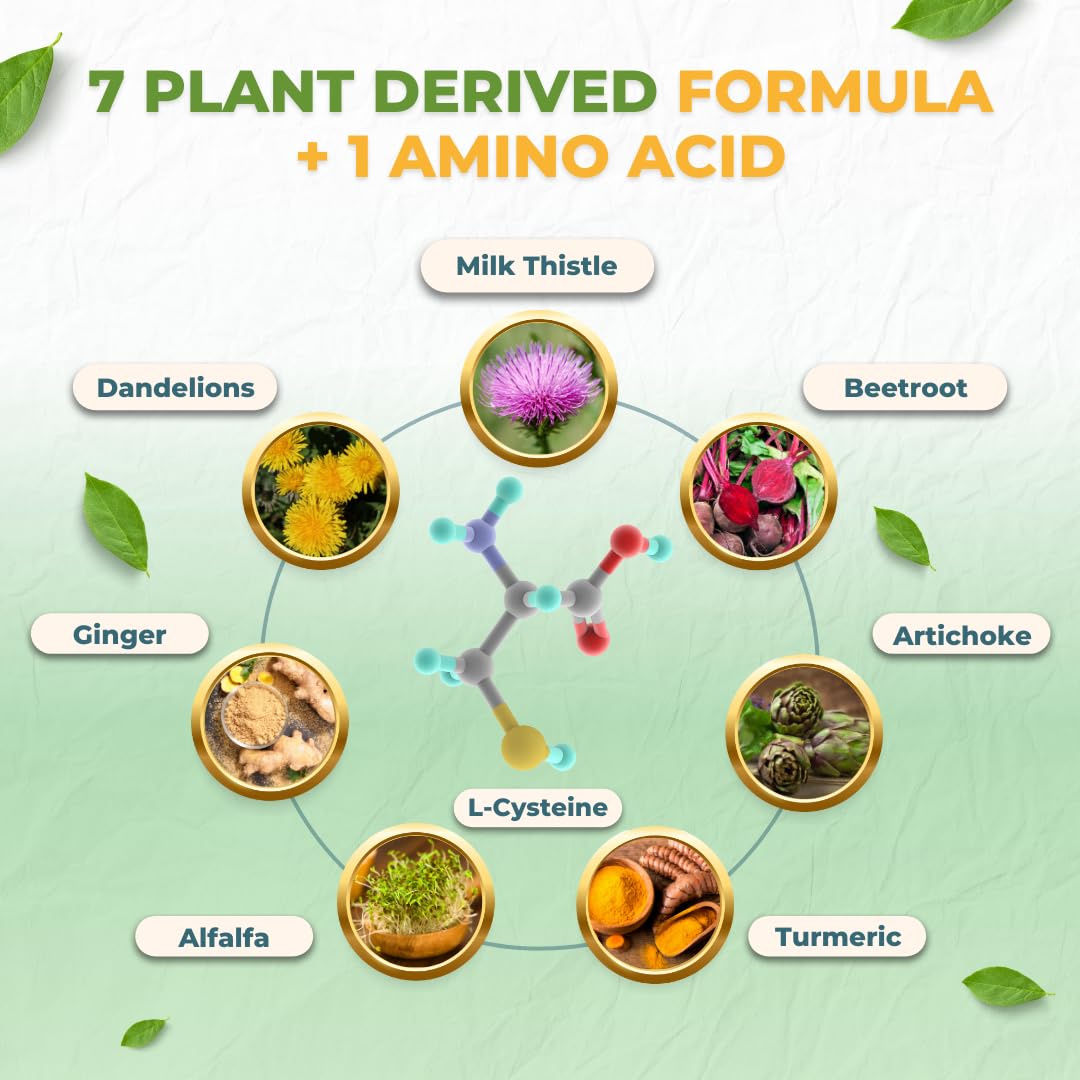 Vital Liver Support – 9-in-1 Liver Health Formula with Organic Milk Thistle