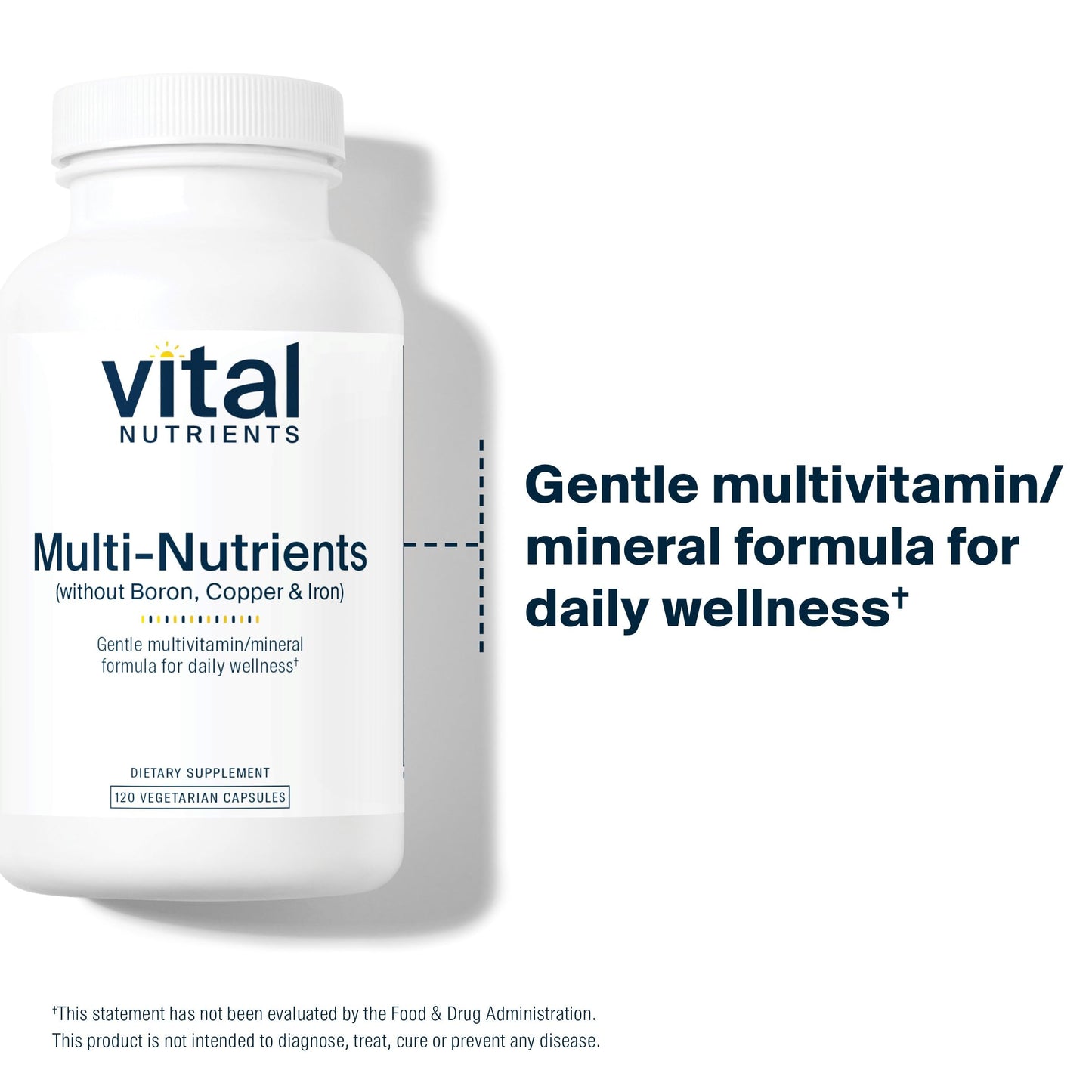 Vital Nutrients Multi-Nutrients 5 Ultra Antioxidant Formula – Vegetarian Daily Multivitamin (120 Capsules)