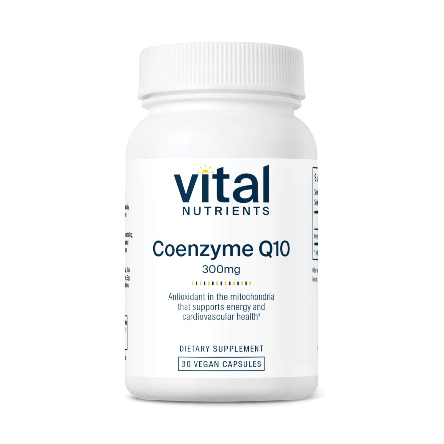 Vital Nutrients CoQ10 300mg | Vegan Supplement for Heart Health & Energy | 30 Capsules
