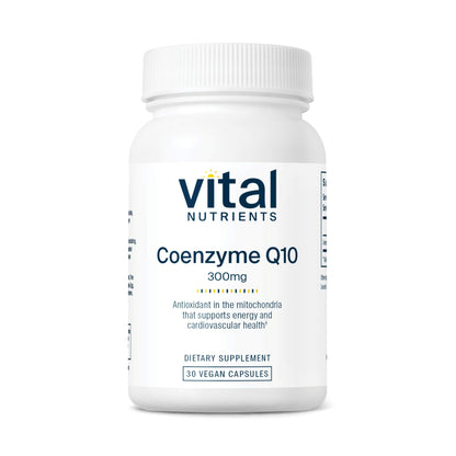 Vital Nutrients CoQ10 300mg | Vegan Supplement for Heart Health & Energy | 30 Capsules