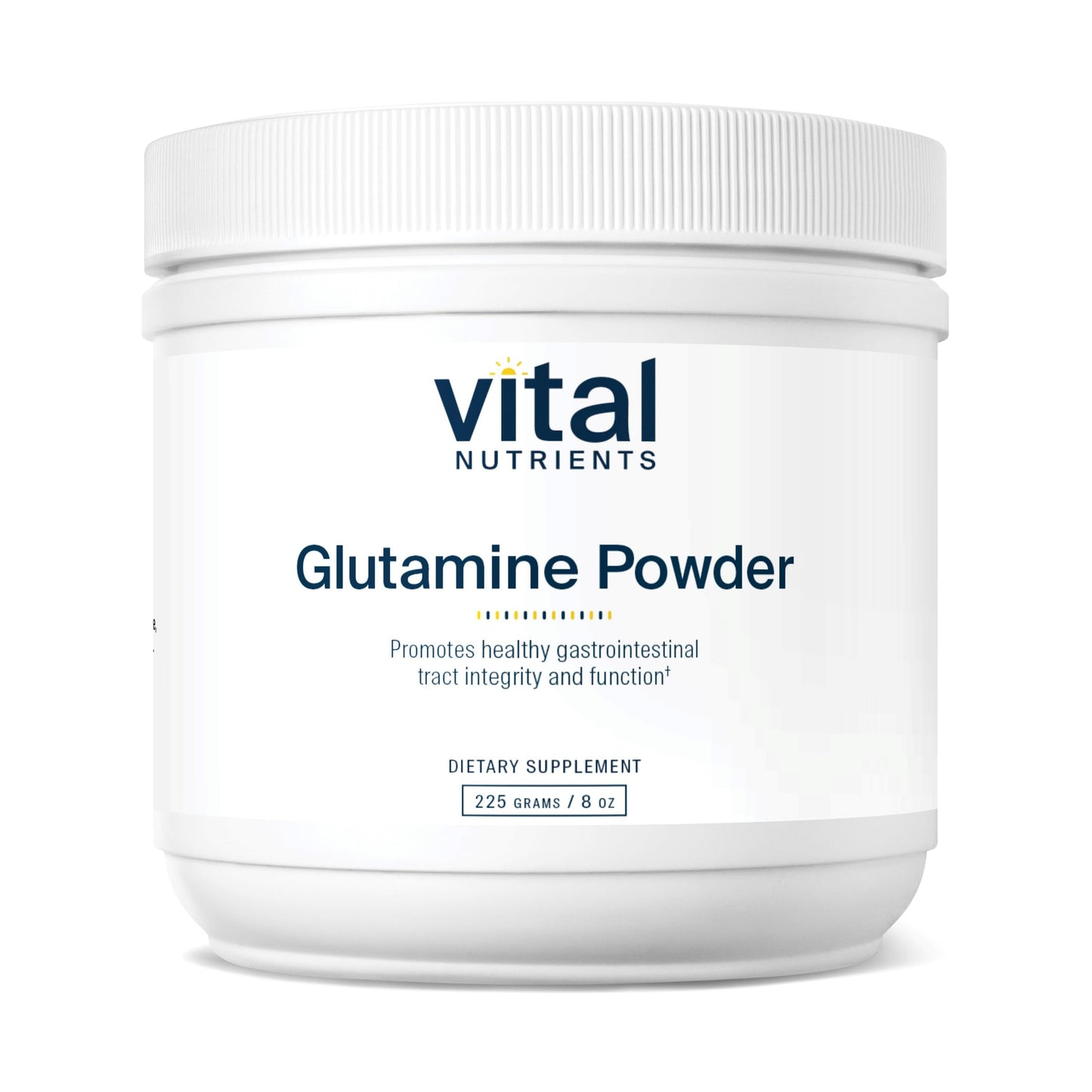 Vital Nutrients Glutamine Powder – GI Support, Gluten Free & Non-GMO (225 g / 8 oz)