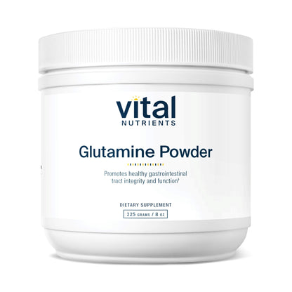 Vital Nutrients Glutamine Powder – GI Support, Gluten Free & Non-GMO (225 g / 8 oz)