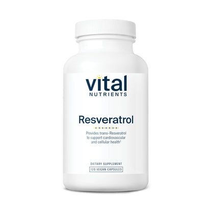 Vital Nutrients Resveratrol | Ultra High Potency Trans-Resveratrol 250 mg | Vegan, Non-GMO | 120 Capsules