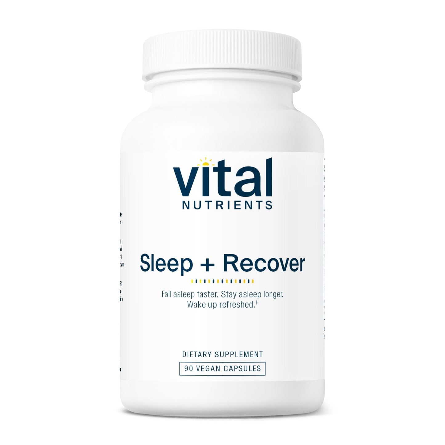 Vital Nutrients Sleep + Recover – Vegan Sleep Support with Melatonin, Ashwagandha & L-Theanine – 90 Capsules