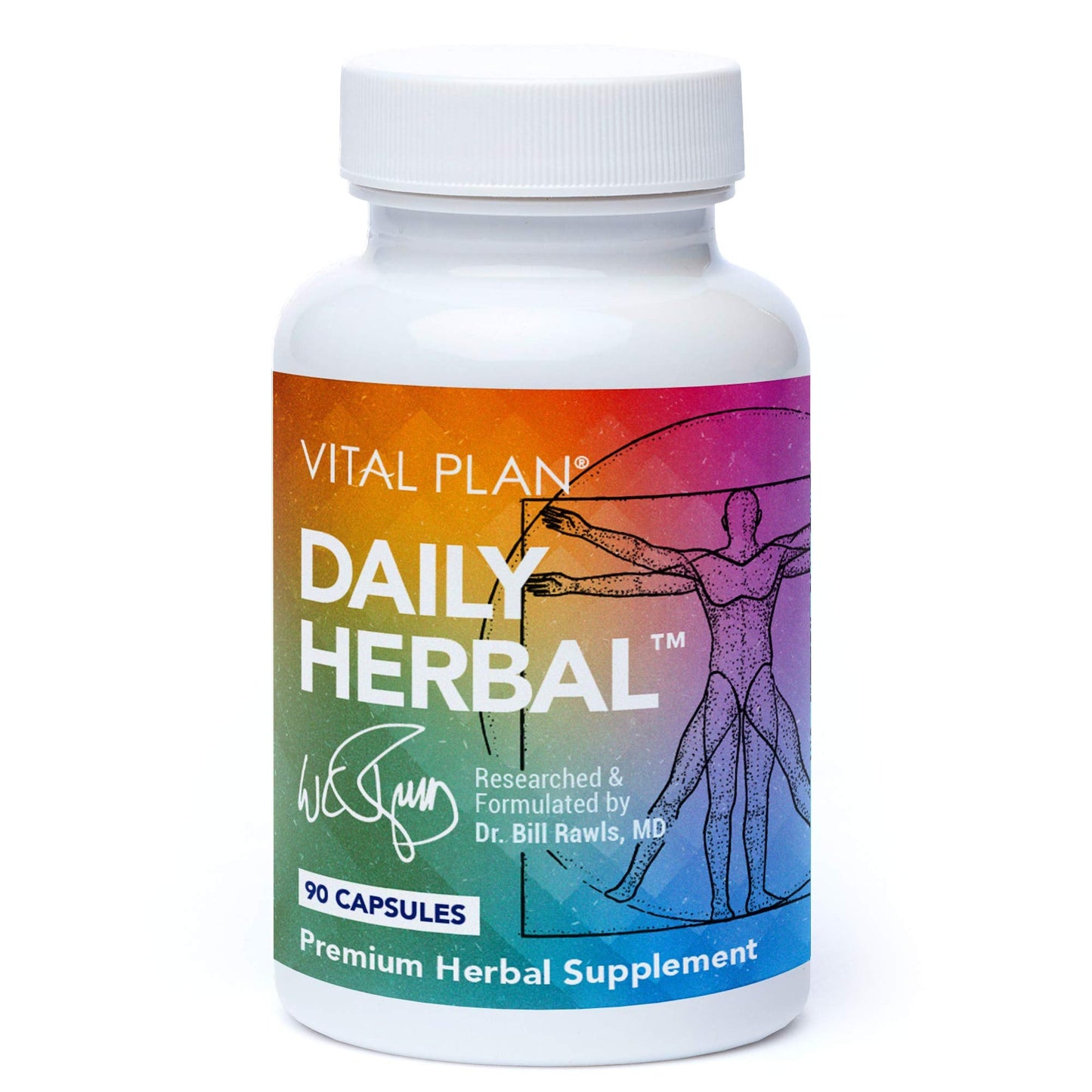Vital Plan Daily Herbal Supplement by Dr. Bill Rawls – Immune Support, Microbiome Balance & Cell Health