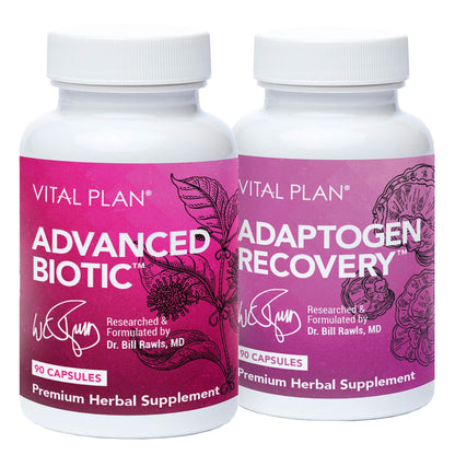 Vital Plan Immune Support Supplements by Dr. Bill Rawls – Immune Boost Bundle w/Japanese Knotweed, Cat’s Claw, Chinese Skullcap & Reishi Mushroom