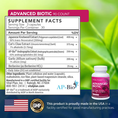 Vital Plan Immune Support Supplements by Dr. Bill Rawls – Immune Boost Bundle w/Japanese Knotweed, Cat’s Claw, Chinese Skullcap & Reishi Mushroom