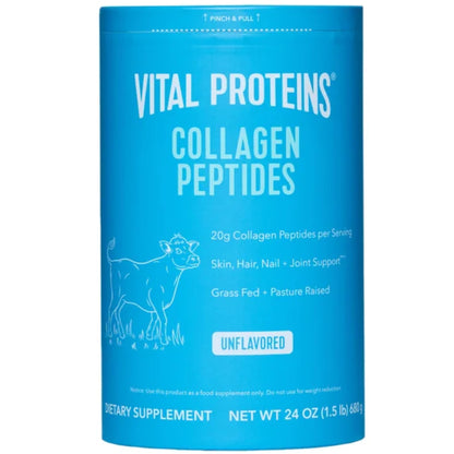 Vital Proteins Natural Whole Nutrition Collagen Peptides – Pasture-Raised, Grass-Fed, 24 Oz