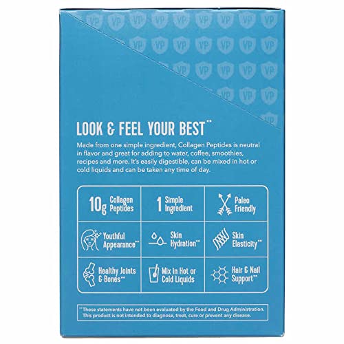 Vital Proteins Collagen Peptides Travel Packs – Type I & III, Unflavored, 10g (30-count)