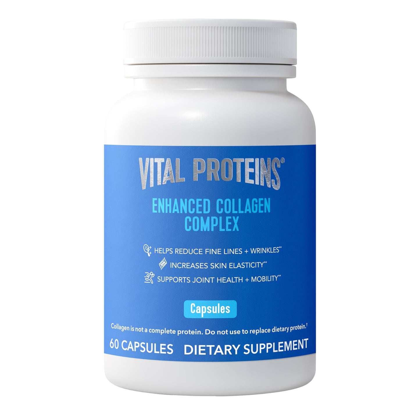 Vital Proteins Enhanced Collagen Complex Capsules with BioCell – Skin & Joints (60 Ct)