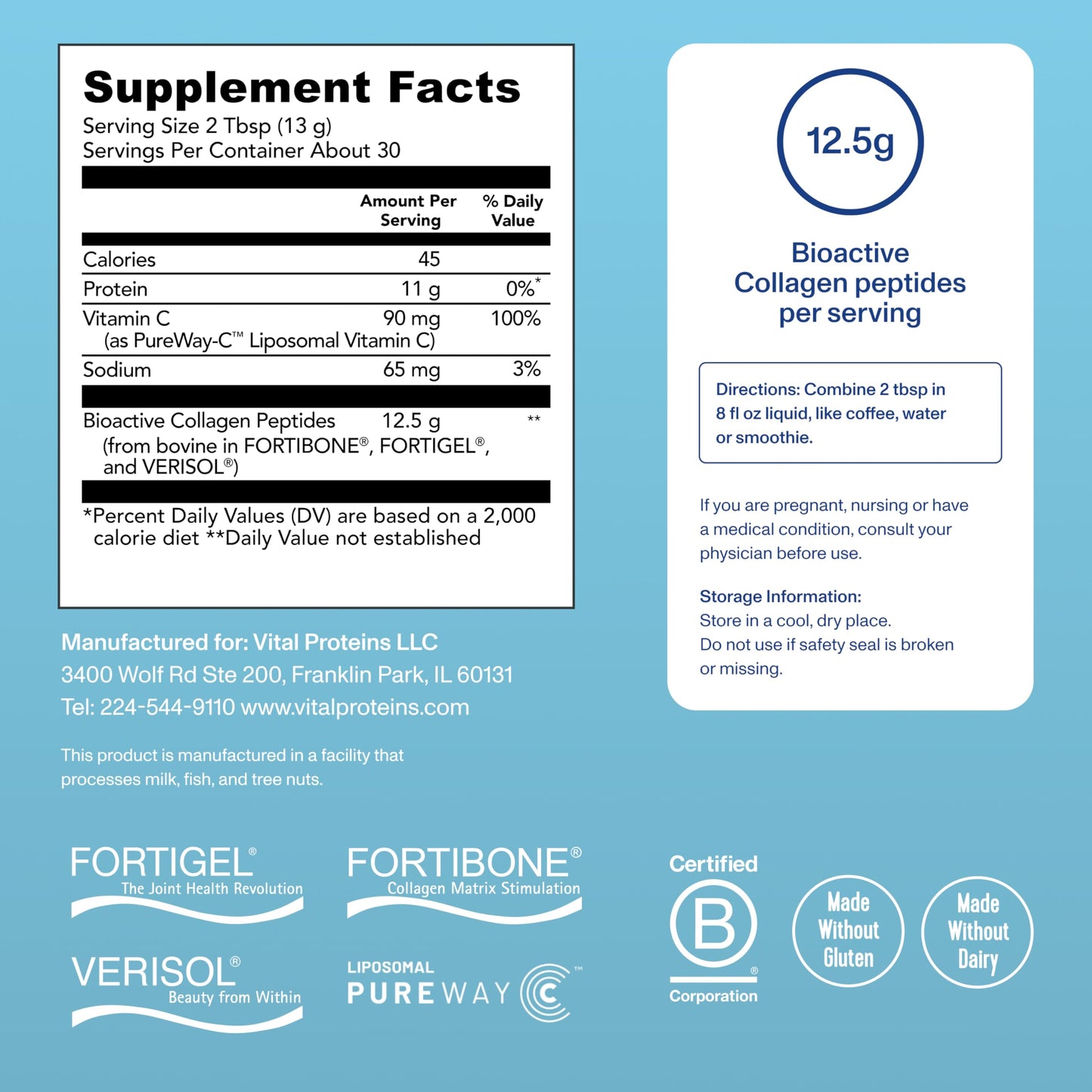 Vital Proteins Professional Daily Foundational Support – 12g Bioactive Collagen Peptides