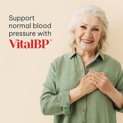 VitalBP - Support for Normal Blood Pressure & Healthy Blood Flow | CoQ10, L-Citrulline, K2 & D3 - 60 Capsules