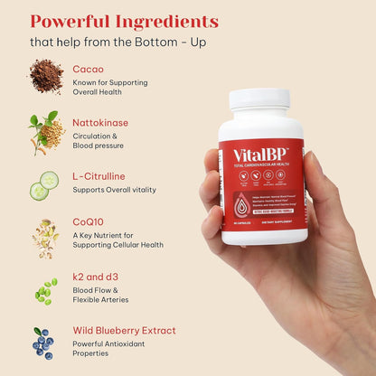 VitalBP 4 Pack – Supports Normal Blood Pressure & Circulation