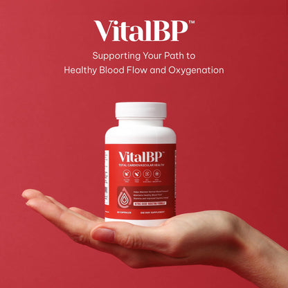 VitalBP - 2 Pack – Supports Normal Blood Pressure with CoQ10, L-Citrulline, K2 & D3 – 60 Capsules