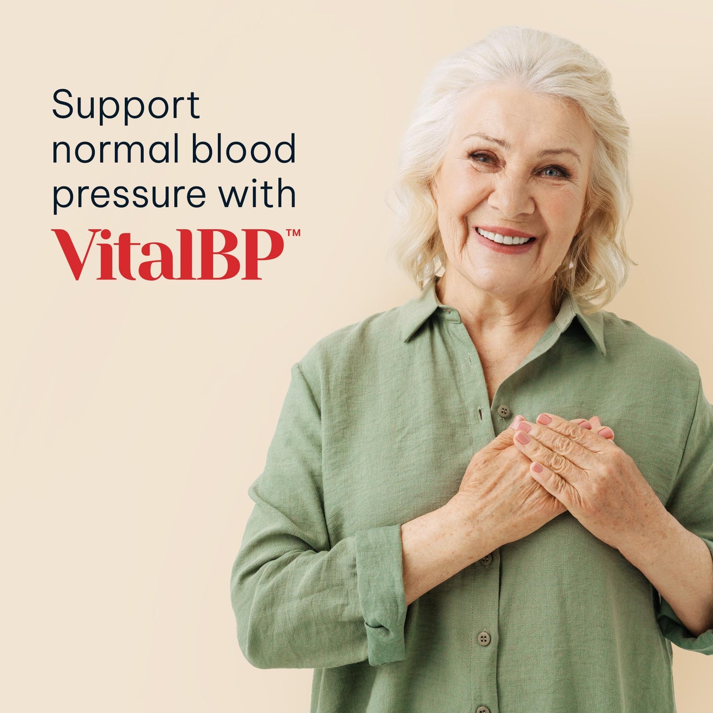 VitalBP - Support for Normal Blood Pressure & Healthy Blood Flow | CoQ10, L-Citrulline, K2 & D3 - 60 Capsules