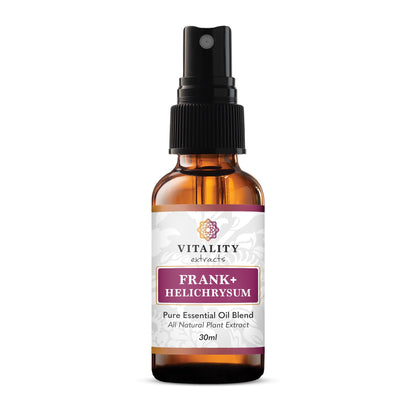 Vitality Extracts Frank+ Helichrysum Essential Oil Blend - 30ml Spray