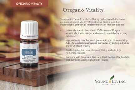 Vitality Oregano Essential Oil 5 ml by Young Living - Immune Support & Cooking