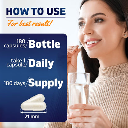 Vitamatic 2 Pack Magnesium Citrate 500 mg – 180 Vegetarian Capsules | Added B6