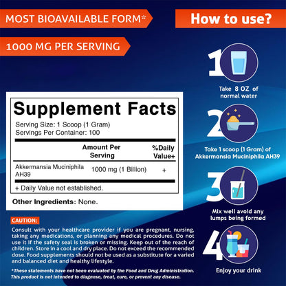 Vitamatic Akkermansia Muciniphila Gut Health - 100 g Powder