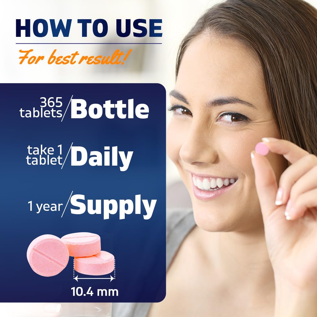 Vitamatic Vitamin B12 1000 mcg Fast Dissolve – Berry Flavor – 365 Tablets