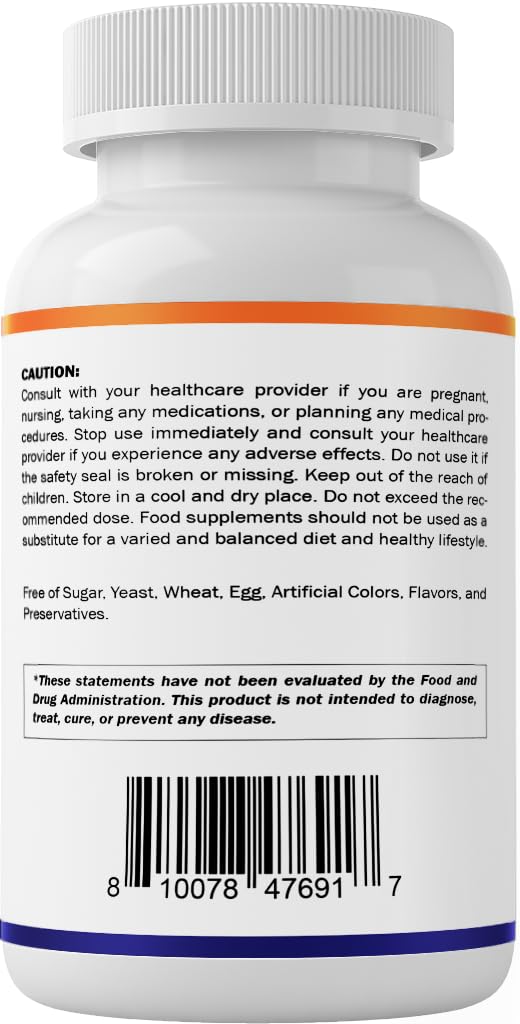 Vitamatic Benfotiamine 300mg + Vitamin B1 300mg – 120 Vegetarian Capsules – Made in USA – Gluten Free – Non-GMO