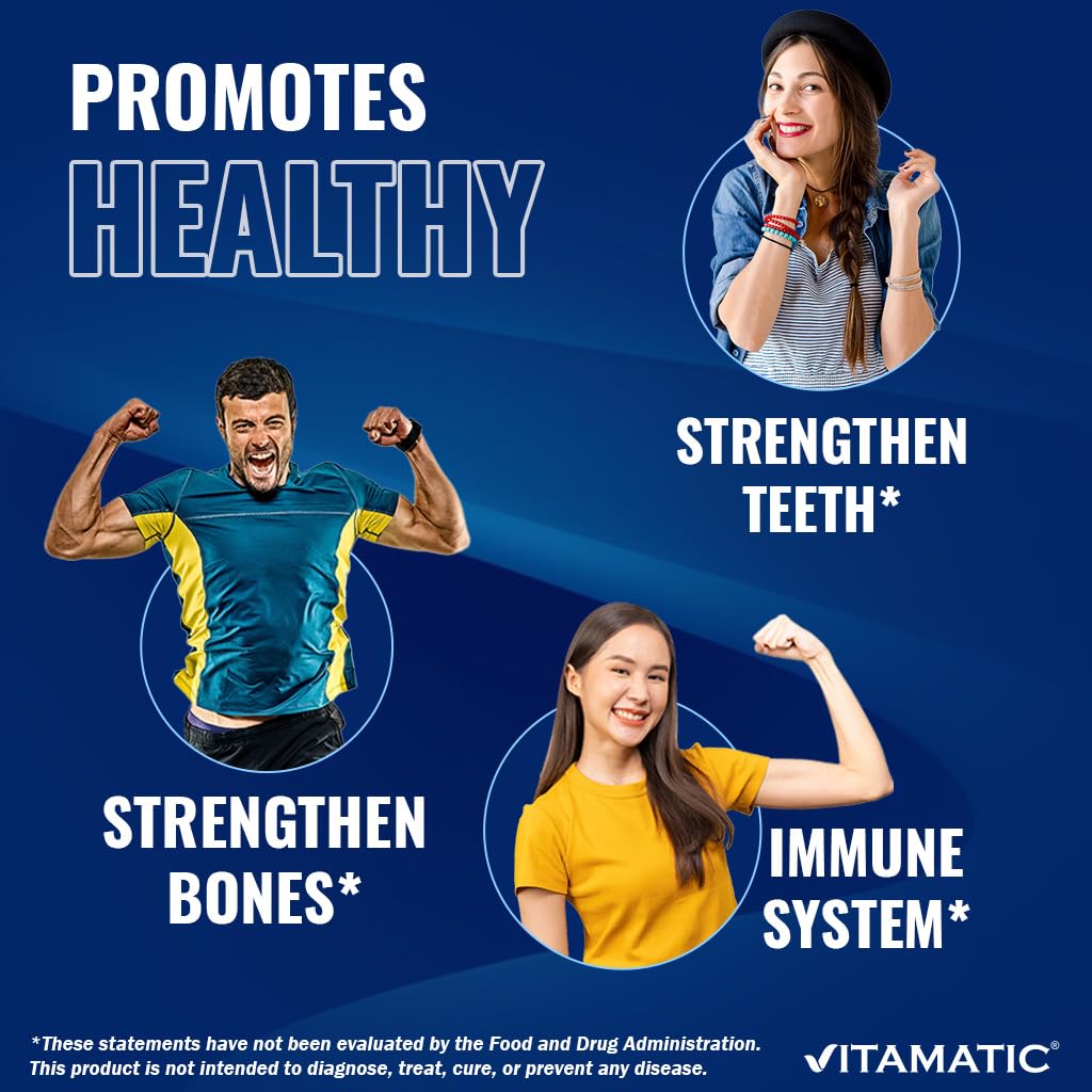 Vitamatic Vitamin D3 5000 IU (125 mcg) – 500 Softgels Olive Oil-Based Formula