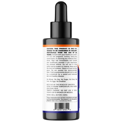 Vitamatic Liquid Biotin & Collagen Drops – 50,000 mcg, 2 oz – Hair, Skin & Nails