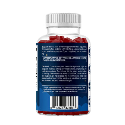 Vitamatic Sugar Free Melatonin Gummies 60 mg – 60 Veg Gummies, Pack of 2