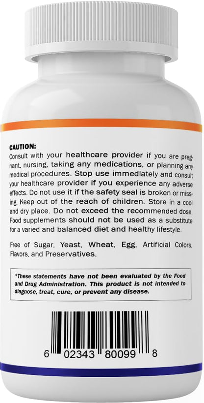 Vitamatic Vitamin B1 (Thiamine) 500mg – 120 Capsules | Non-GMO, Gluten Free