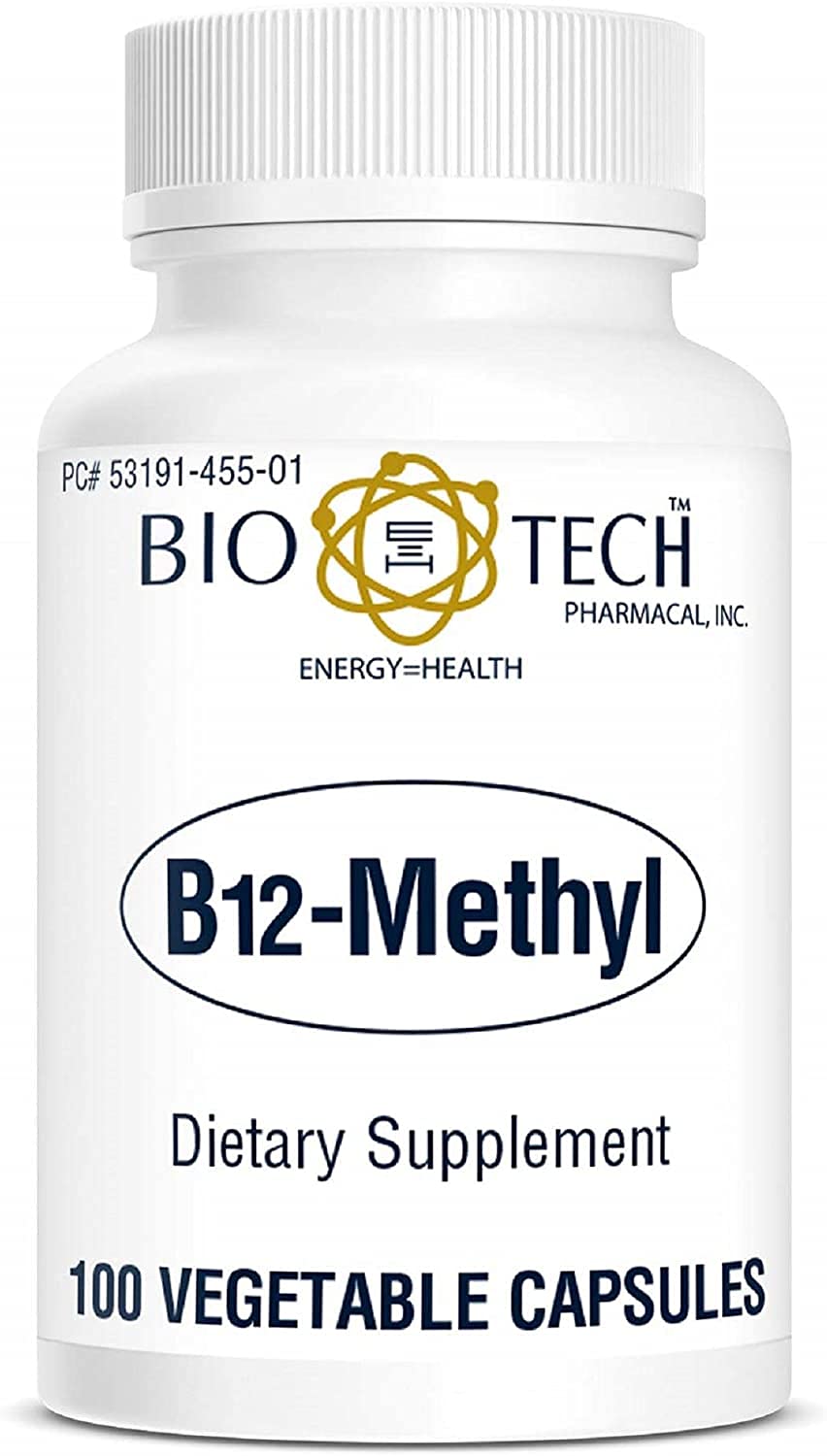 Vitamin B12 Methylcobalamin 1000 mcg – 100 Capsules