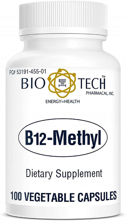 Vitamin B12 Methylcobalamin 1000 mcg – 100 Capsules