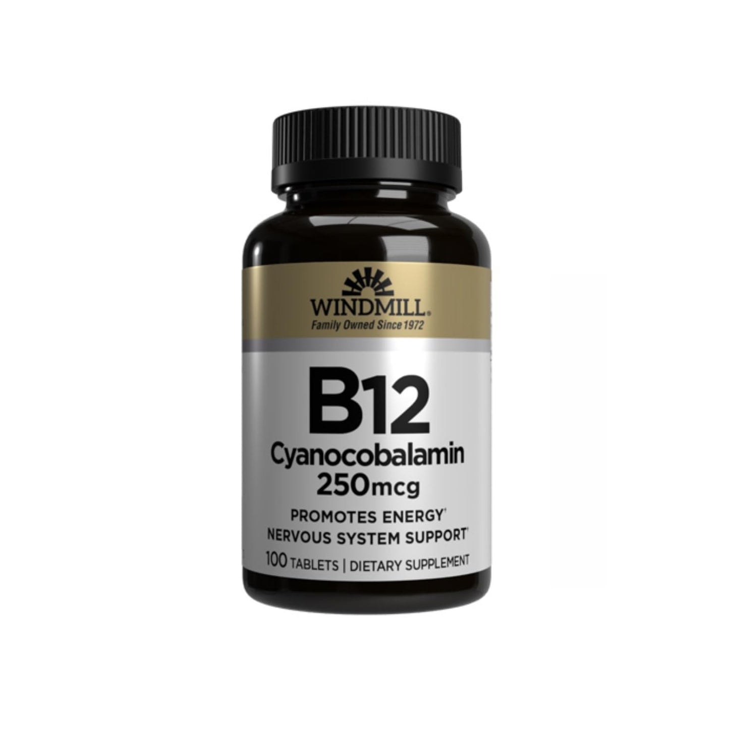 Vitamin B-12 TABS 250 MCG WMILL – 100 Count