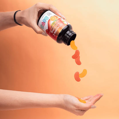 Vitamin C 1000mg Gummies for Kids & Adults | Vegan, Non-GMO, Gluten-Free