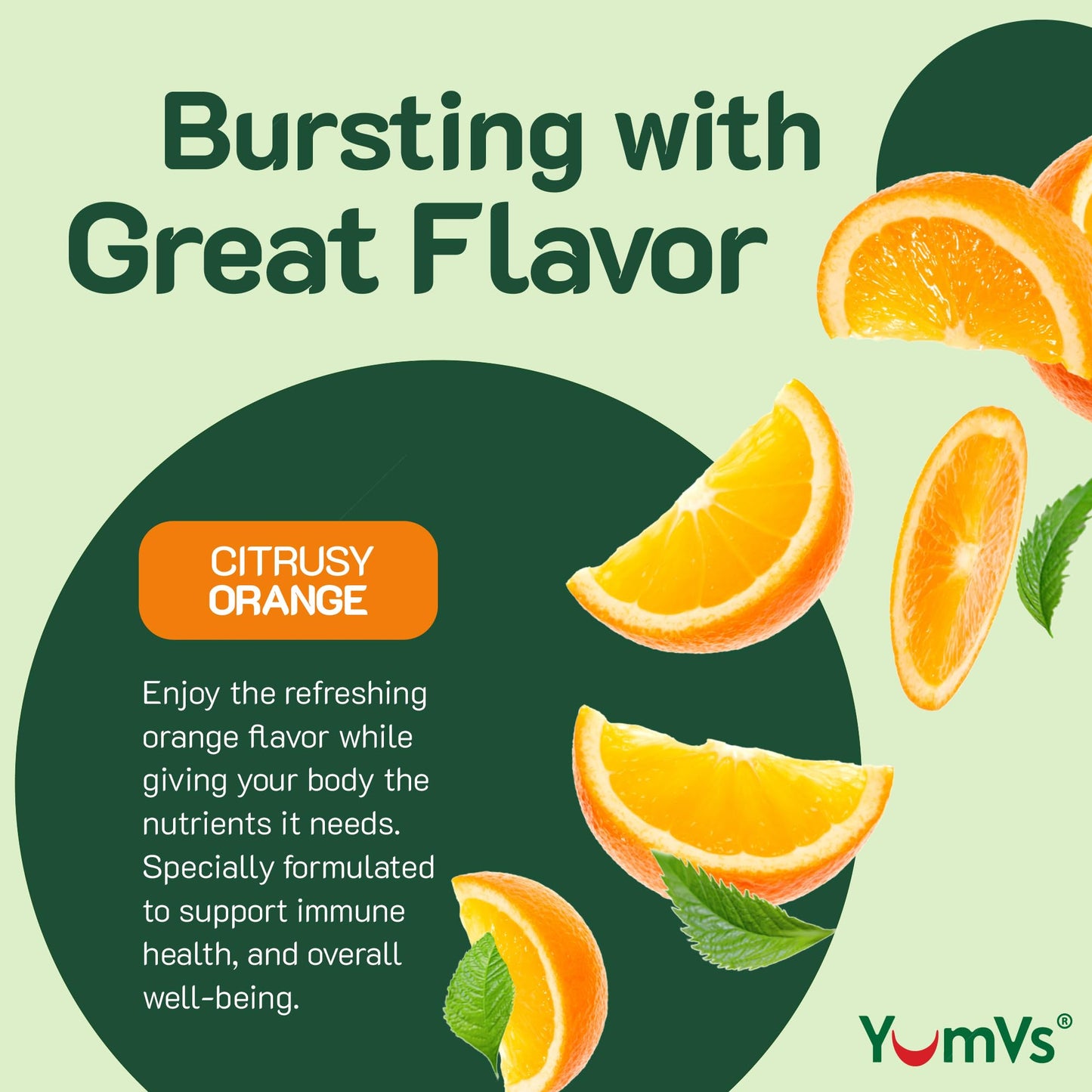 Vitamin C Gummies for Adults – 250 mg Orange Flavor | YumVs VIT C Gummies