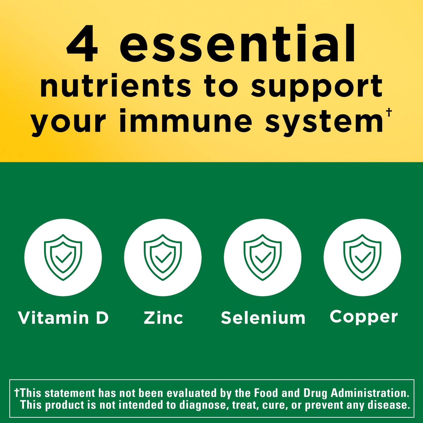 Nature Made Super D Immune Complex – Vitamin D3, Selenium, Zinc, Copper | 70 Tablets