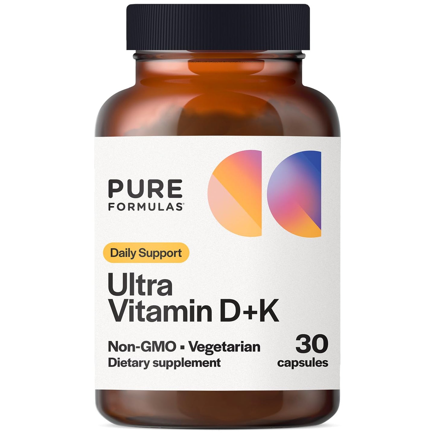 Vitamin D3 K2 5000 IU - Immune, Bone & Heart Support | Soy-Free, Non-GMO (30 Veg Capsules)