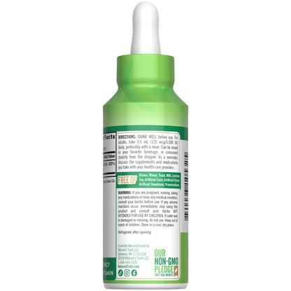 Nature's Truth Vitamin D3 Liquid 5000 IU - 2 fl oz, Non-GMO & Gluten Free (Pack of 2)