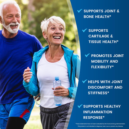Vitamin World Triple Strength Joint Mover – Glucosamine, Chondroitin, MSM + Collagen & Boswellia – 270 Caplets